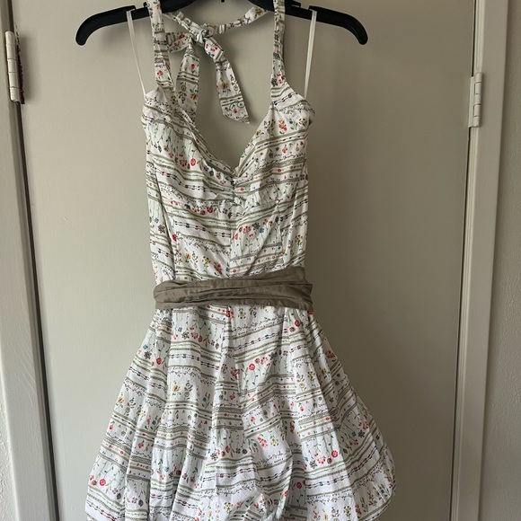 Floral patterned halter dress - Picture 1 of 9